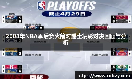 2008年NBA季后赛火箭对爵士精彩对决回顾与分析