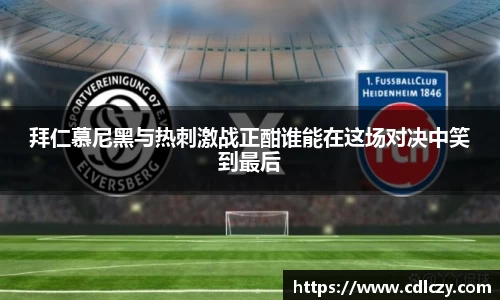 拜仁慕尼黑与热刺激战正酣谁能在这场对决中笑到最后