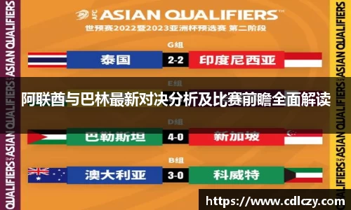 阿联酋与巴林最新对决分析及比赛前瞻全面解读